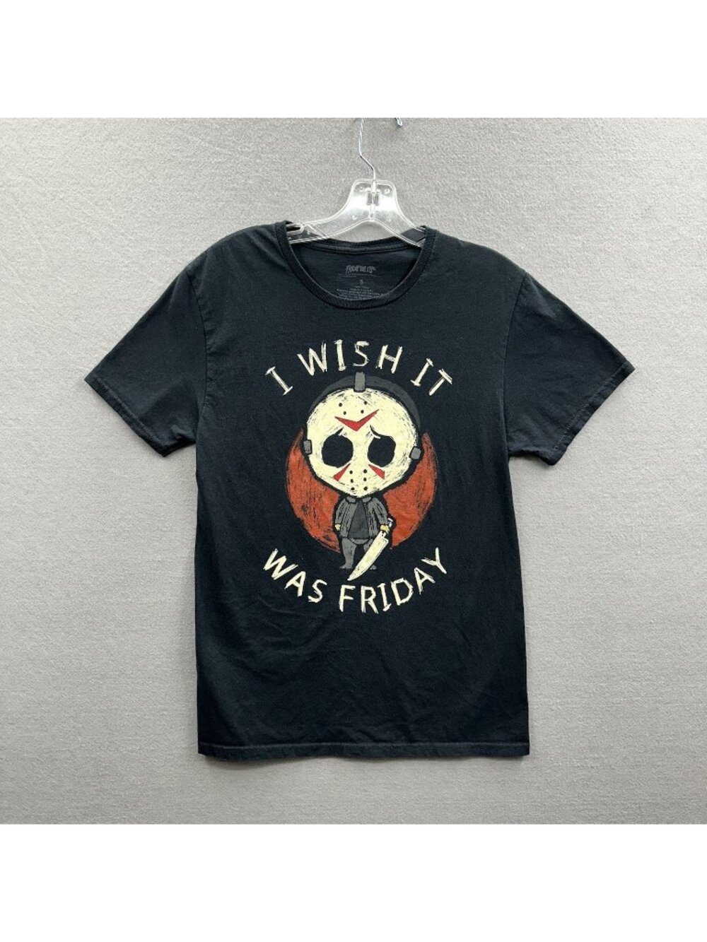 I Wish It Was Friday Horror Movie T Shirt Men's S Jason Voorhies Friday The 13th